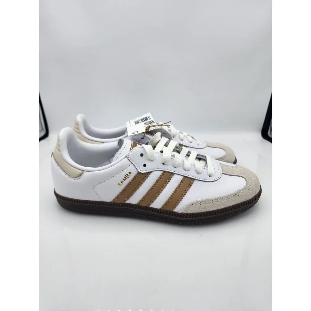 Adidas Samba OG White Cardboard Gum Lifestyle Shoes JR0912 Mens 5.5 Womens 6.5